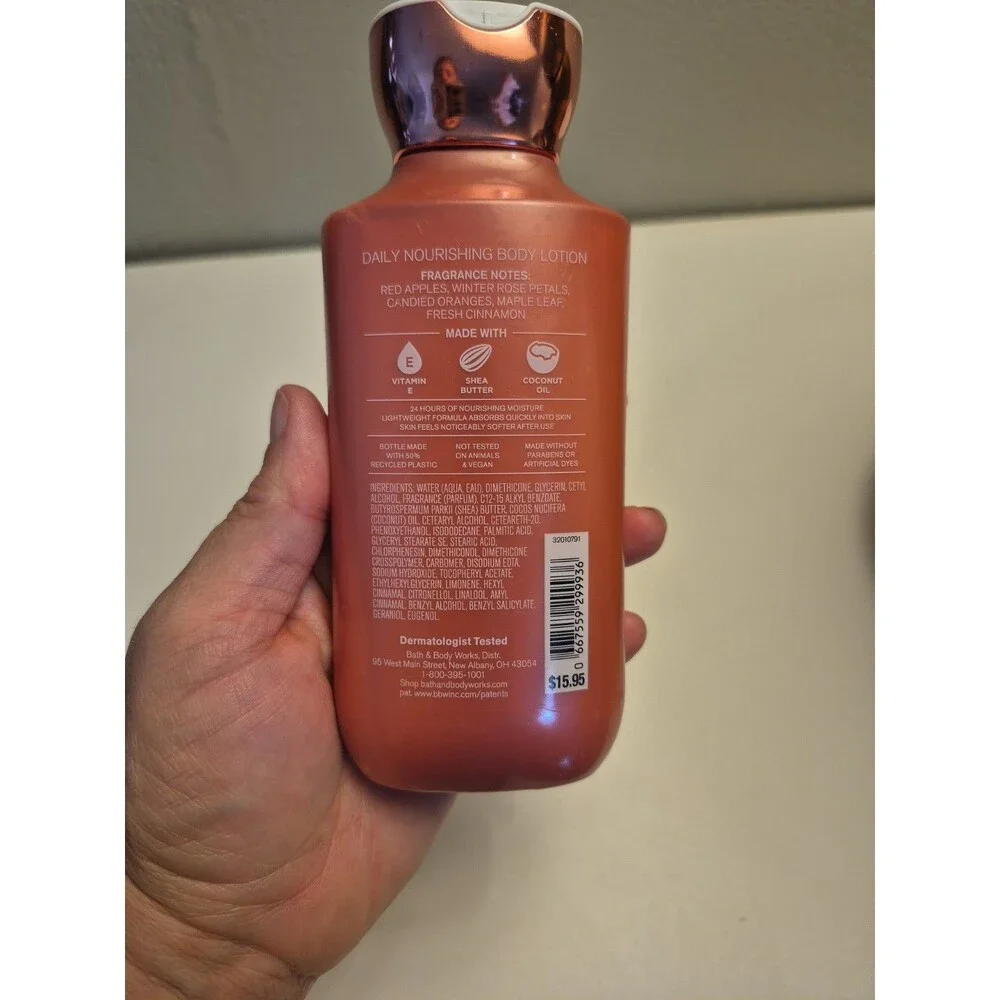 NEW Bath & Body Works Winter Candy Apple Body Lotion 8 FL Oz